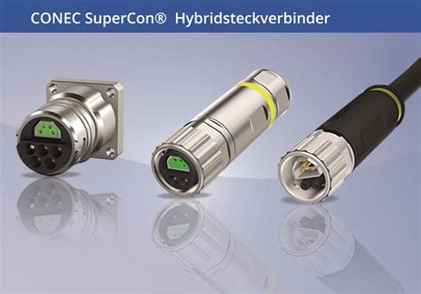 Hybrid Steckverbinder für Industrial Ethernet SPS MAGAZIN