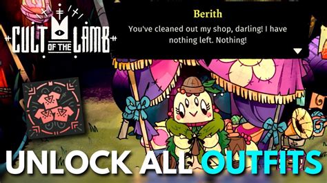 Cult Of The Lamb All Outfits Unlock Guide Sins Of The Flesh Dlc