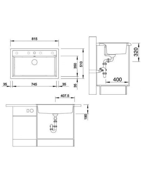 Blanco Dalago Granite Kitchen Sink Silgranit Installation Types Inset