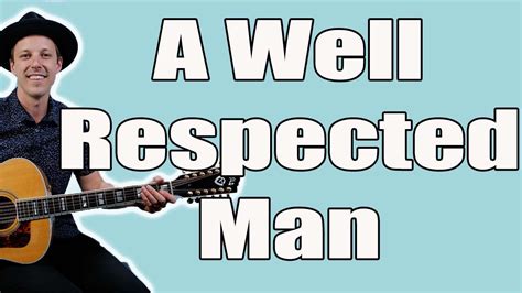 A Well Respected Man Guitar Lesson Kinks Youtube