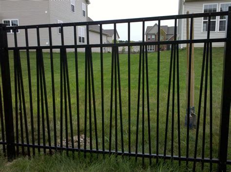 Custom Aluminum Fence and Gate Installation around Indianapolis