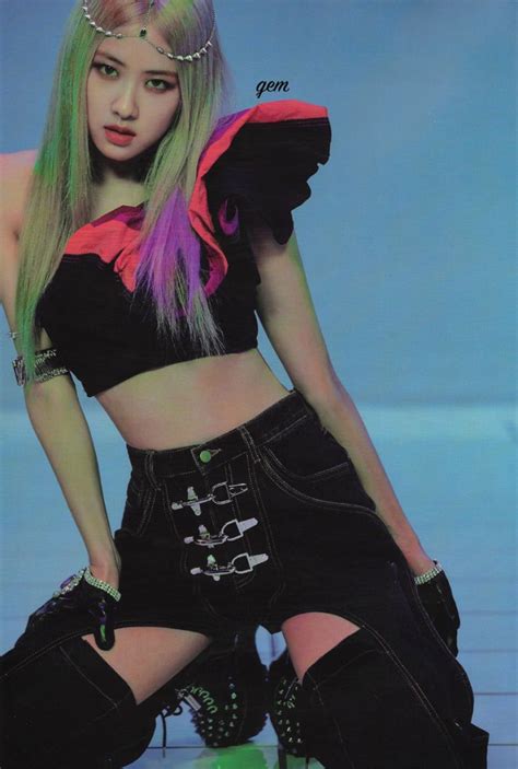 SCAN Rosé BLACKPINK HYLT Special Edition Rose BLACKPINK Photo