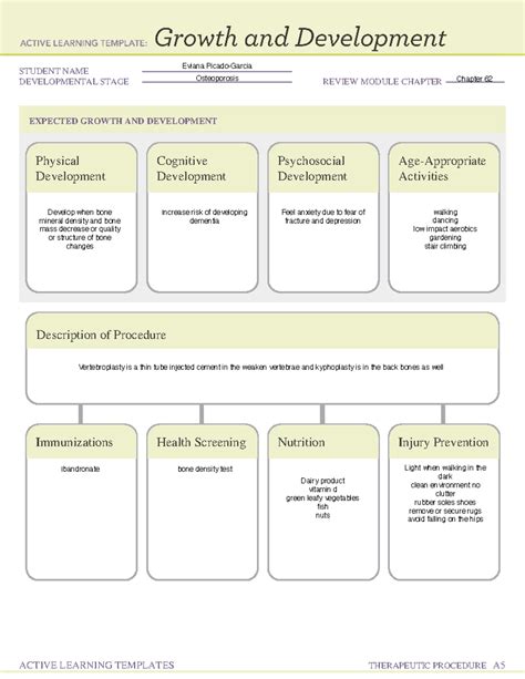 Chapter 62 Gand D Form Copy HCMA 111 L STUDENT NAME DEVELOPMENTAL