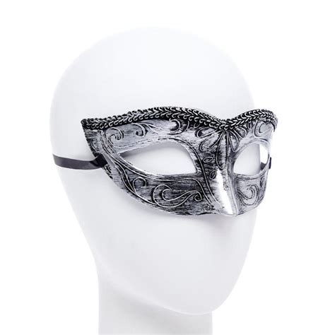 Metallic Silver Masquerade Mask Party Delights