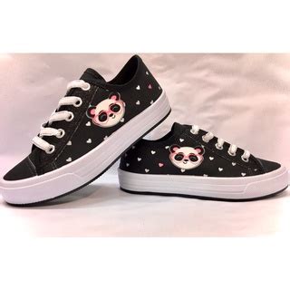 T Nis Infantil Menina Feminino All Star Personagem Panda E Cora O