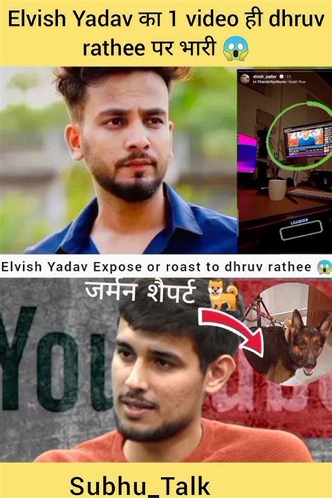 Elvish Yadav का Roast Video Dhruv Rathee पर 😱 Dhruvrathee Elvishyadav