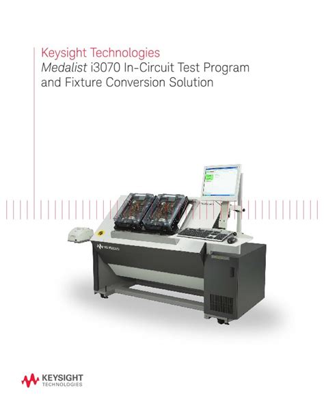 Medalist I3070 In Circuit Test Program And Fixture Conversion Solution Pdf Asset Page Keysight