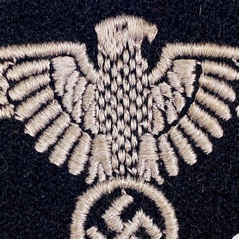 Original Wwii German Waffen Ss Sleeve Eagle Oorlogsspullennl