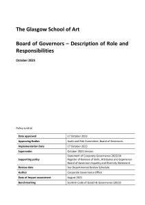 Board of Governors Description of Role and Responsibilities 2023-24 ...