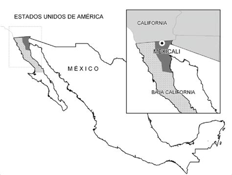 Localización De La Ciudad De Mexicali Download Scientific Diagram