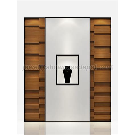 Luxury Wooden Wall Mounted Jewelry Display Case