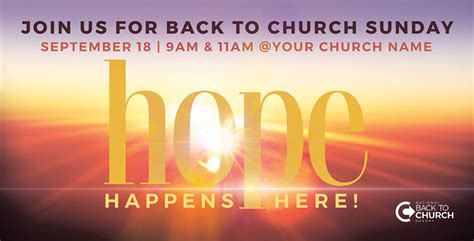 BTCS Hope Happens Here Banner Church Banners Outreach Marketing