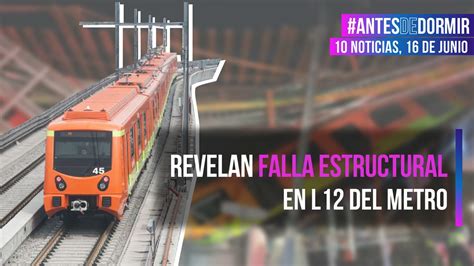 Revelan Falla Estructural En L Del Metro V Deo Dailymotion