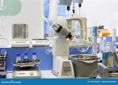 Chemical Laboratory in Which Experiments are Carried Out Stock Image ...