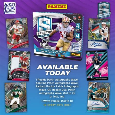 SERIAL CLOSER 2021 PANINI SPECTRA FOOTBALL FOTL HOBBY PICK YOUR TEAM