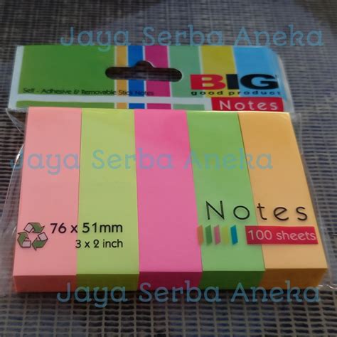 Jual Stick Note Memo Kertas Tempel Kertas Note Post Notes Sn