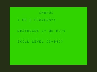 Screenshot Of Snafus TRS 80 CoCo 1984 MobyGames