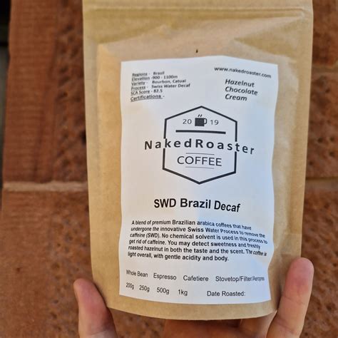 Swd Brazil Decaf Naked Roaster Coffee Coffee Roasters