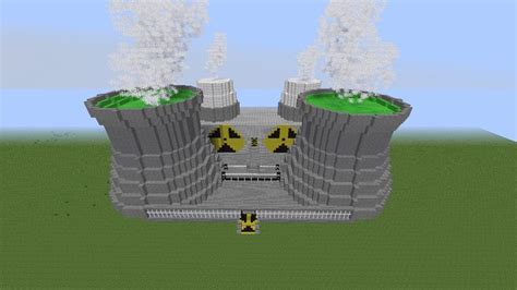 Minecraft Power Plant Schematic Building A City #1 // Nuclea