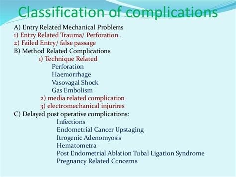 Hysteroscopy complications