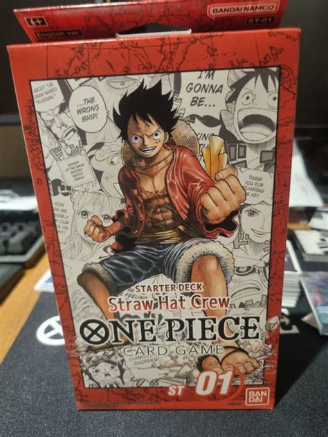 One Piece Tcg Straw Hat Crew Starter Deck St En Sealed Acheter