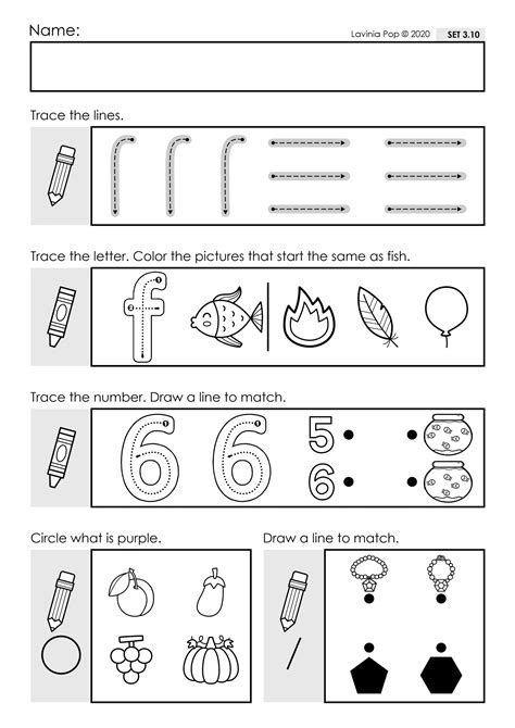 Preschool Morning Work Set 3