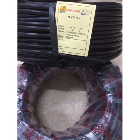 Jual Kabel NYYHY 4x1 5mm Merk JEMBO Meteran Roll Shopee Indonesia