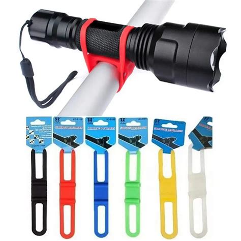 Pcs Silicon Strap Elastic Bandage Mountain Road Bike Torch Phone