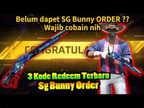 Kode Redeem Terbaru Sg Bunny Order Dari Jkt Kode Redeem Token