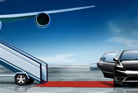 7x5FT Airport Airplance Plane Red Carpet Entrance Car Custom Photo