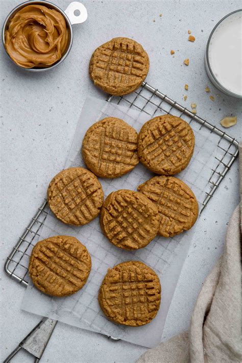 The Easiest 3 Ingredient Peanut Butter Cookies Lifestyle Of A Foodie