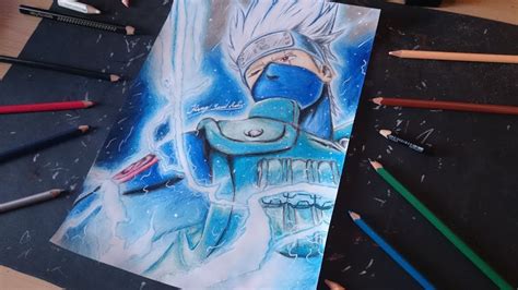 Speed Drawing Kakashi Hatake Kakashi Sensei Naruto YouTube