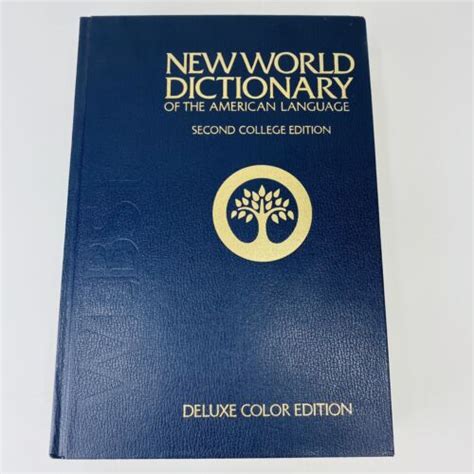 Webster S New World Dictionary Of The American Language Deluxe Color