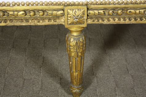 French Louis Xvi Neoclassical Giltwood Canape At 1stdibs