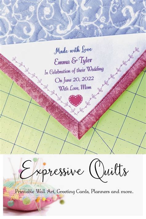 Print-to-Fabric Quilt Design Labels - See them on Expressive Quilts.com | Quilt labels, Printing ...