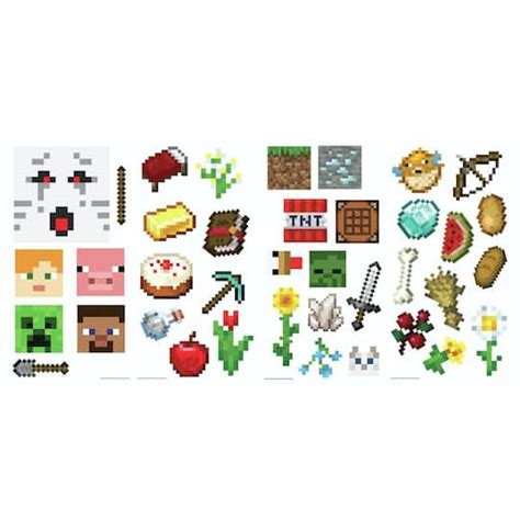 Roommates Minecraft Peel And Stick Wall Decals Michaels