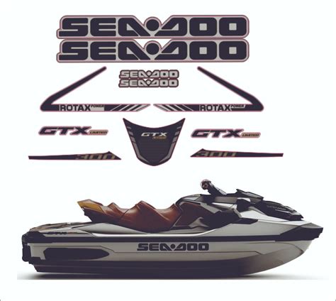 Seadoo Gtx 300 Limited 2018 Graphics Decal Sticker Kit Ebay