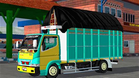 MOD BUSSID TERBARU TRUCK CANTER MUKHLAS SHARE LIVERY POLOS MBOIS MOD