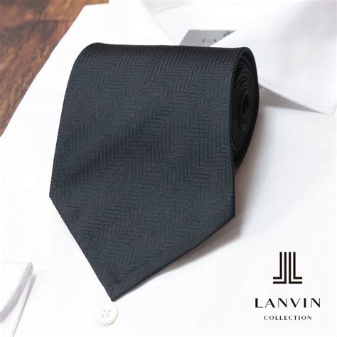 Yahoo オークション 1円 Lanvin フランス製ネクタイ 美艶シルク ジャ