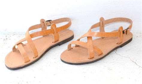 Ananias Greek Sandals Roman Grecian Handmade Leather Sandals Etsy