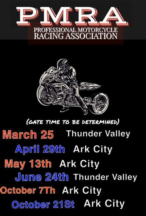 PMRA: 2023 Motorcycle Drag Racing Schedule | Dragbike.com