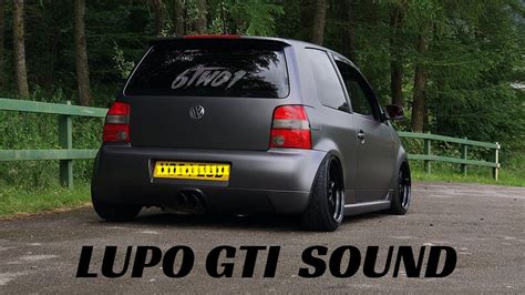 VW Lupo GTI Exhaust Sound Exhaust System 4 1 Manifold YouTube