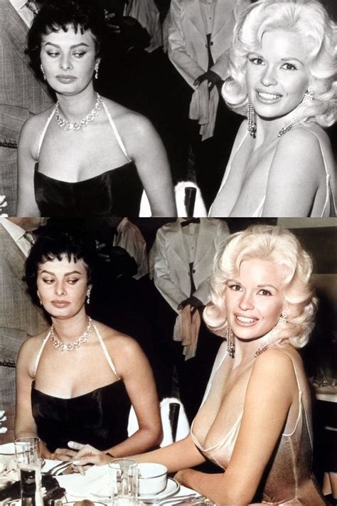 Infamous Sophia Loren And Jayne Mansfield Photo Celebridades