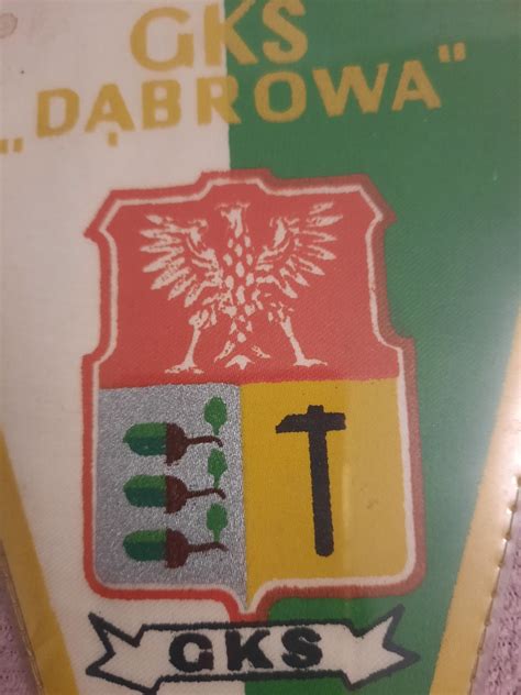 Proporczyk GKS PRL Dąbrowa Górnicza herb Dąbrowa Górnicza OLX pl