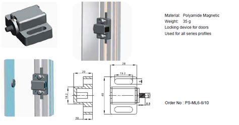 magnetic lock structural mechanical components penang malaysia