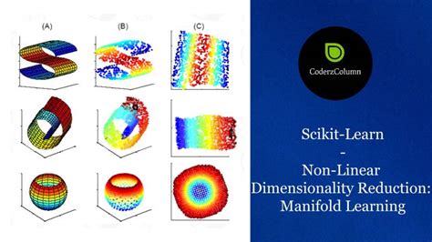 Scikit Learn Non Linear Dimensionality Reduction Manifold Learning