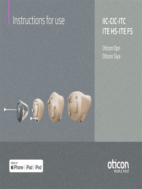 Fillable Online Oticon Hearing Aids Information On Hearing Loss And