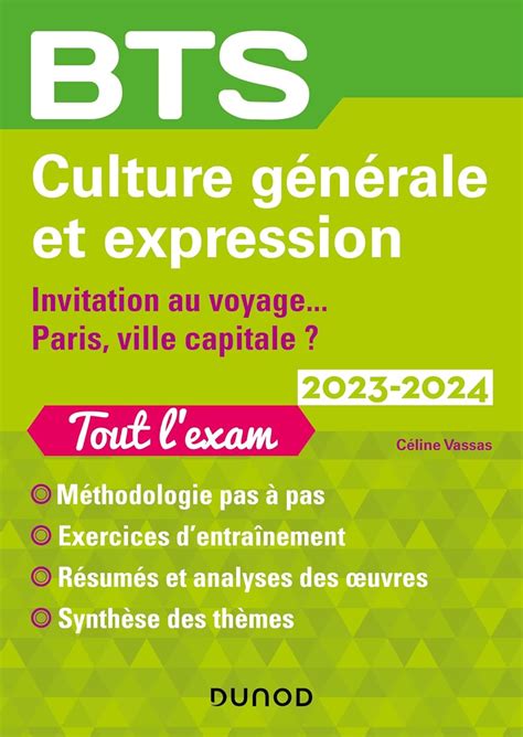 Bts Culture G N Rale Et Expression Invitation Au Voyage