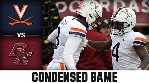 Virginia Vs Boston College Condensed Game Acc Football Youtube