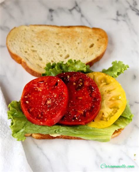 Blts With Avocado And Pesto Mayonnaise Carammelle